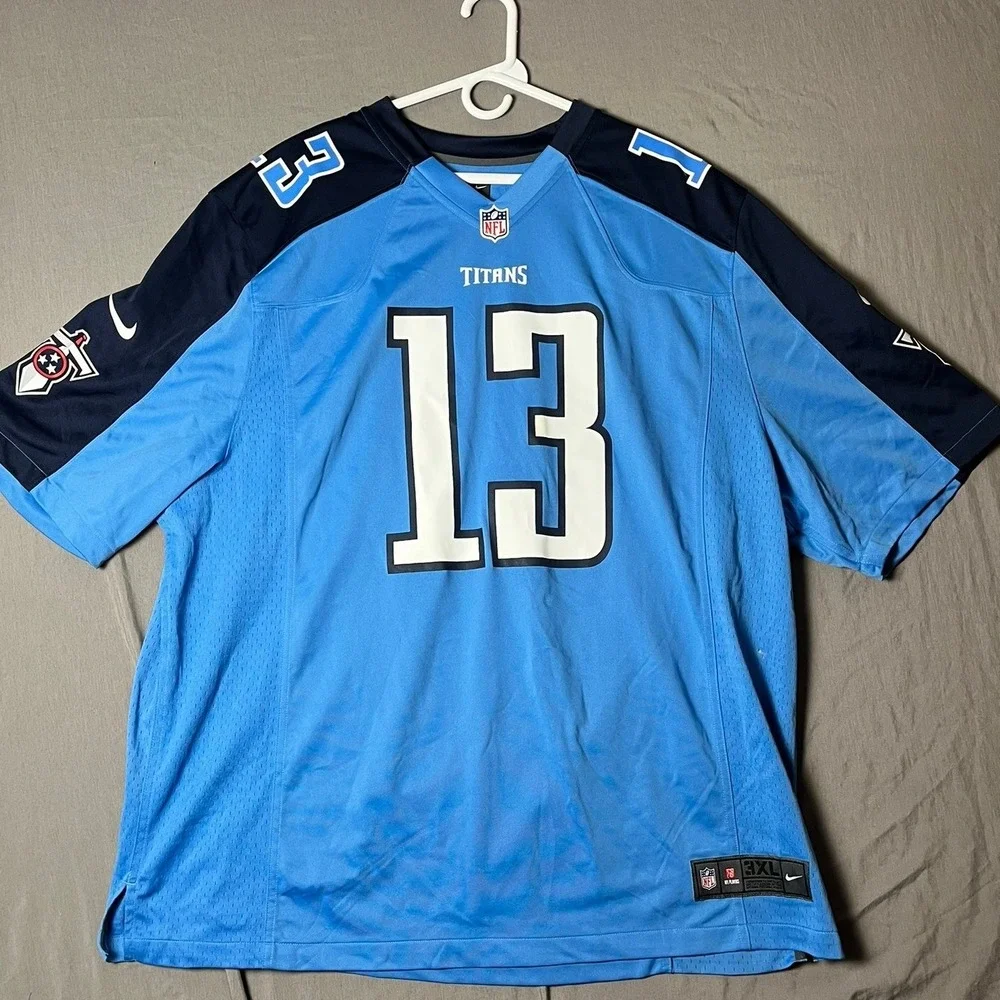 Tennessee Titans Nike Jersey Mens 3XL Wright Blue NFL Football GUC